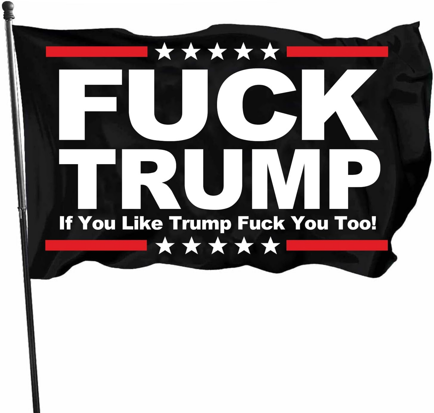 3x5 Foot Funny Statement Flag – Vivid Color Outdoor Banner with Double Stitched Edges & Durable Brass Grommets