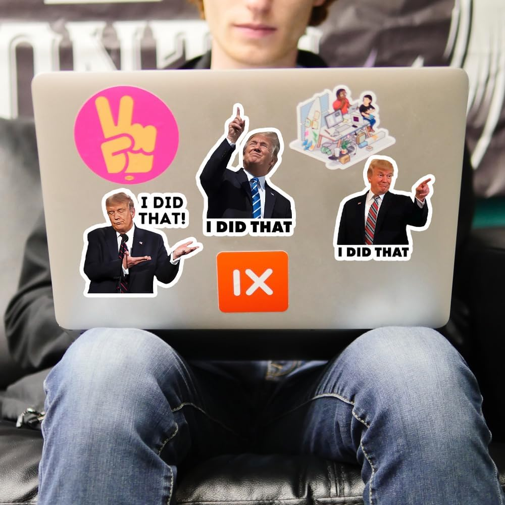 100pcs Trendy Expression Stickers – Durable Vinyl Decal Set for Gas Pump, Vehicle, Notebook & More