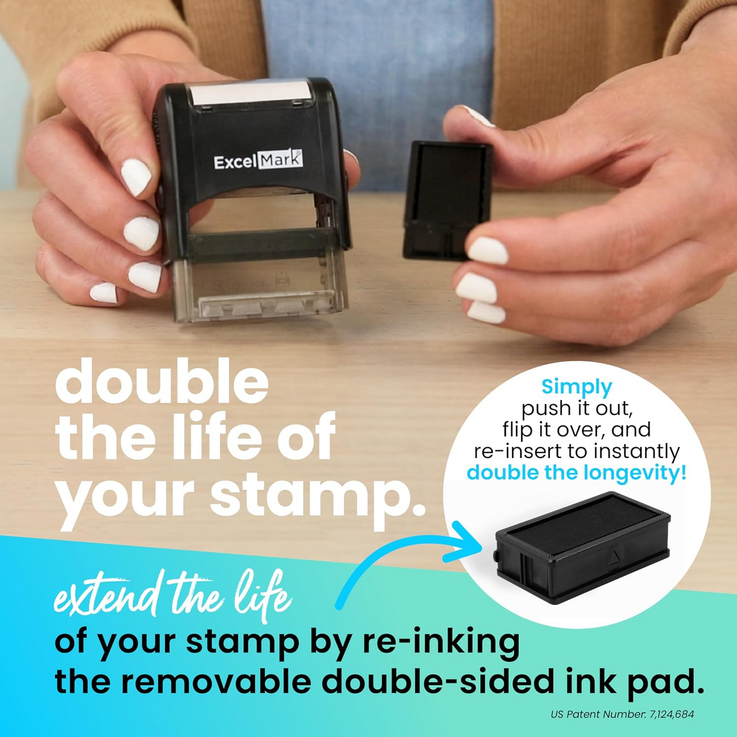 Self-Inking Novelty Message Stamp – Funny Office Rubber Stamp with Red Ink for Documents, Crafts & Organization