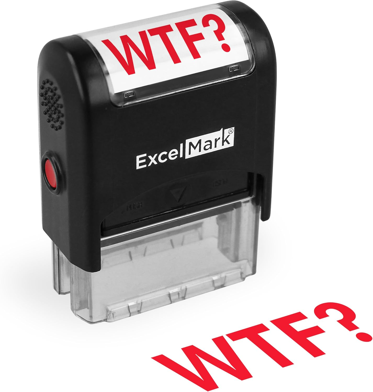 Self-Inking Novelty Message Stamp – Funny Office Rubber Stamp with Red Ink for Documents, Crafts & Organization